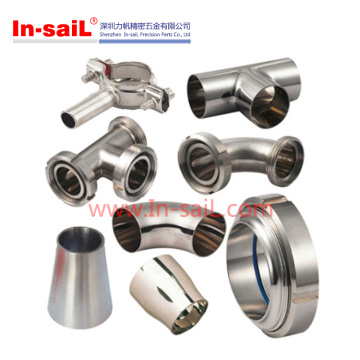 DIN Stainless Steel Polishing Welding Tee Pipe Fitting for Water